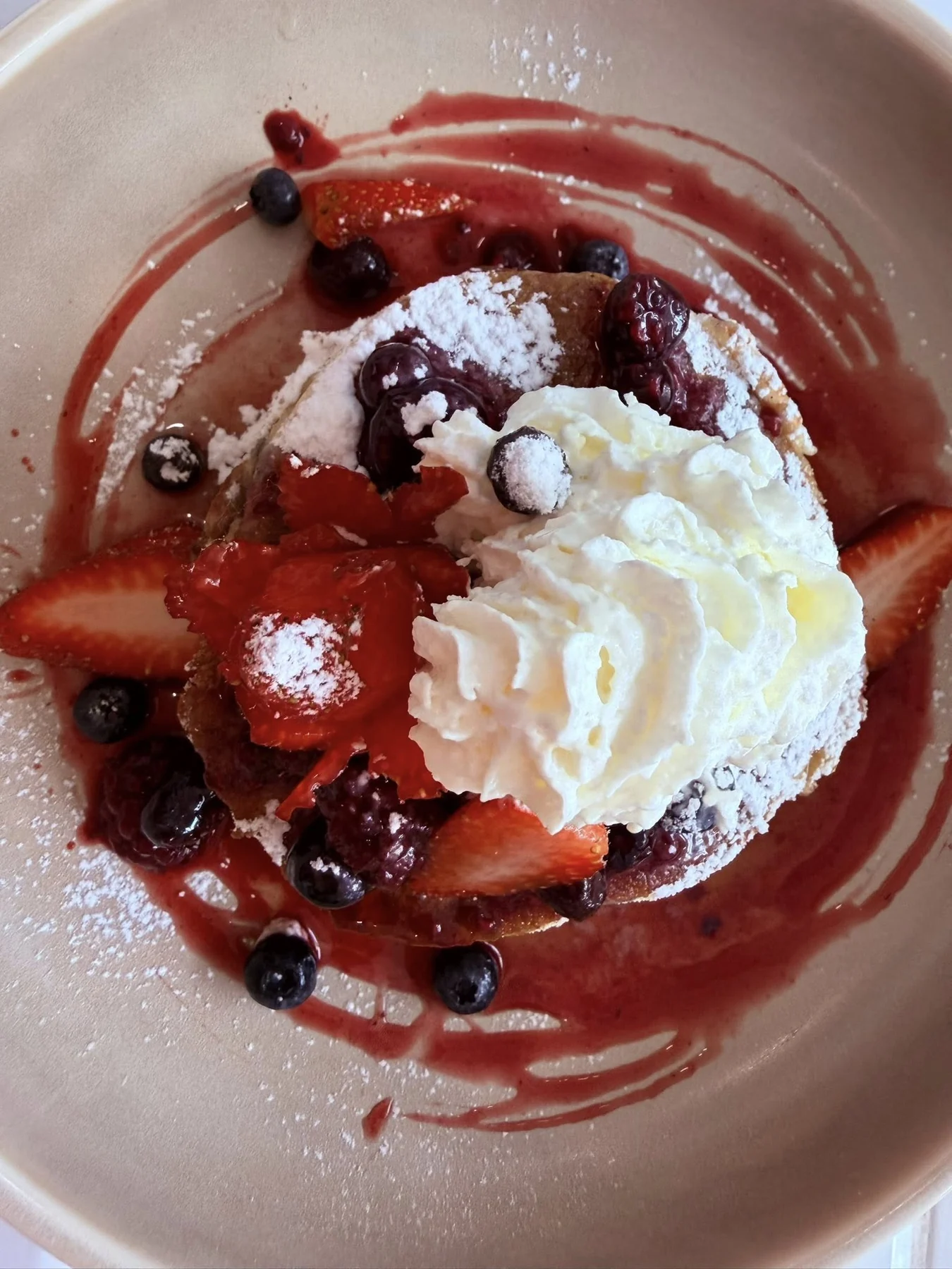 Berry dessert at The Hills Grove